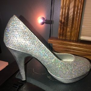 Sparkly homecoming/prom heels!!!